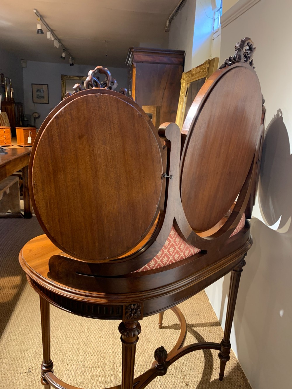 Walnut dressing table  View X