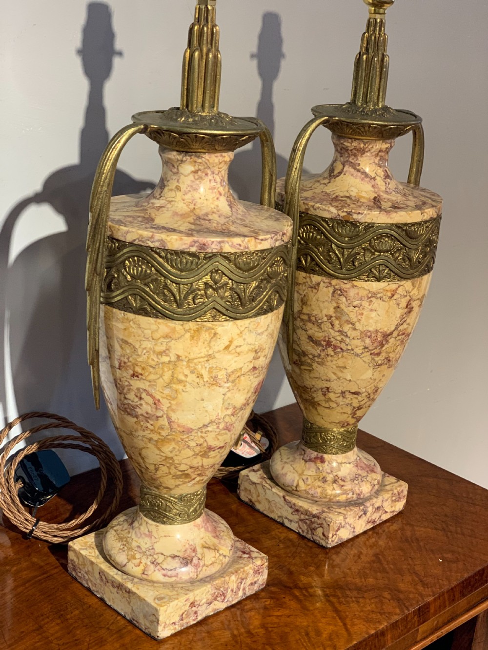 Pair of Art Deco table lamps  View IV