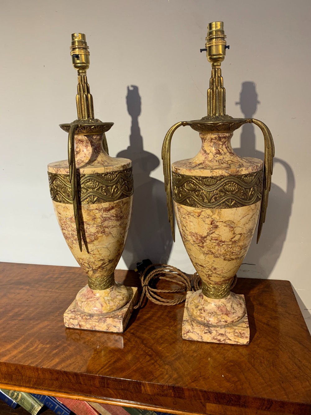 Pair of Art Deco table lamps  View VII