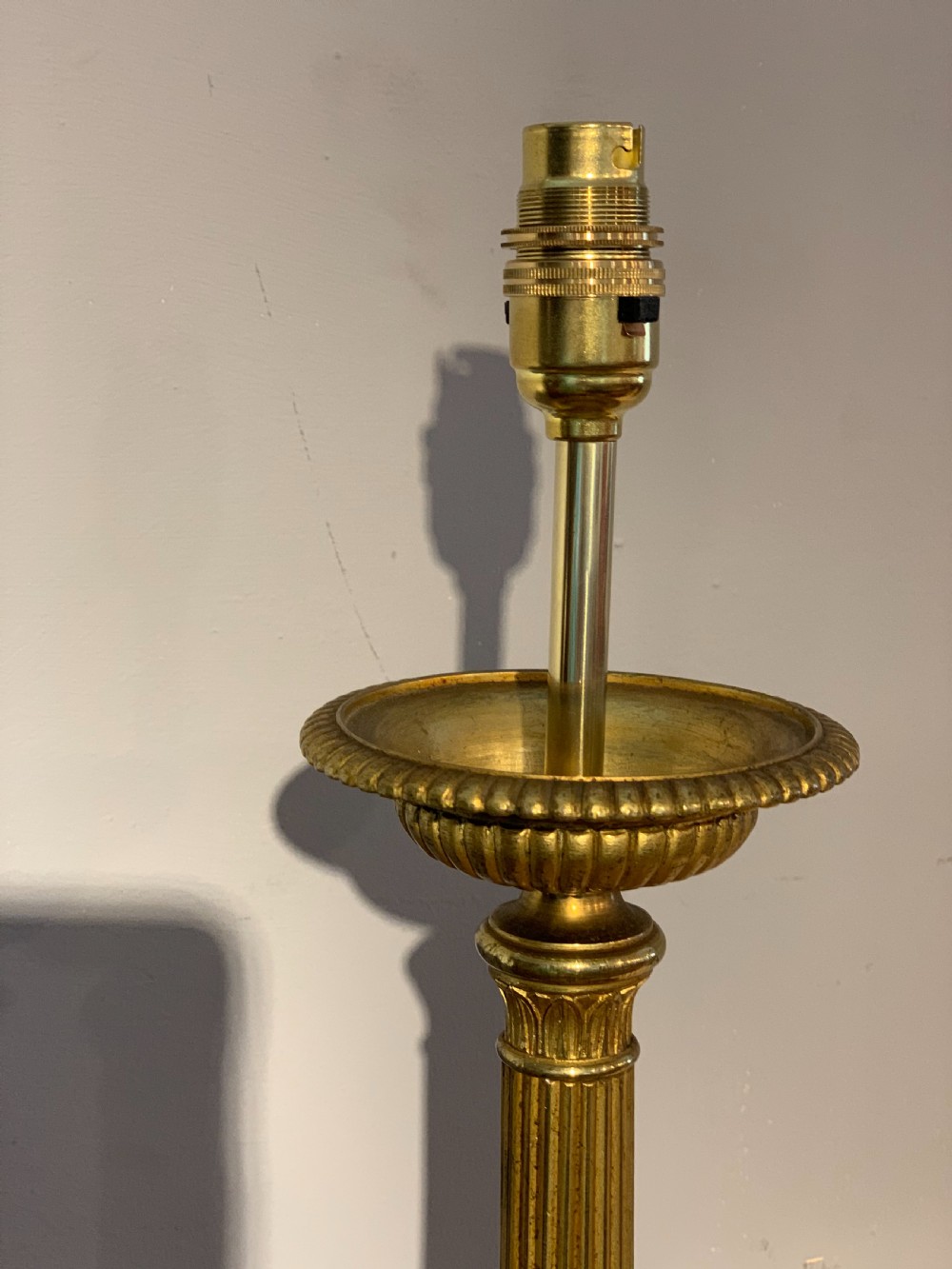 19th century table lamp   View IV