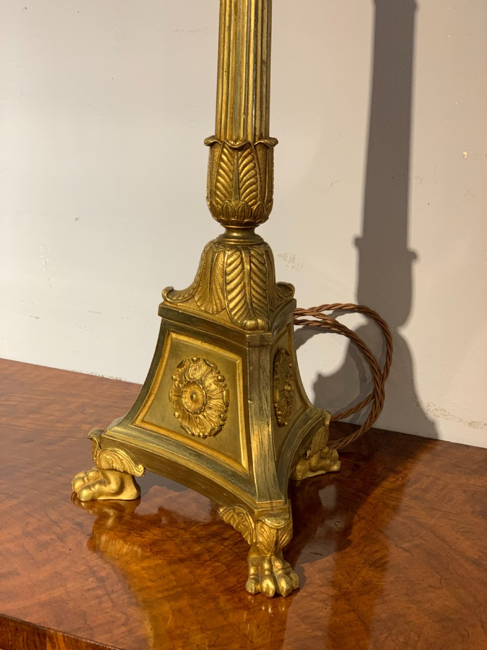 19th century table lamp   View V