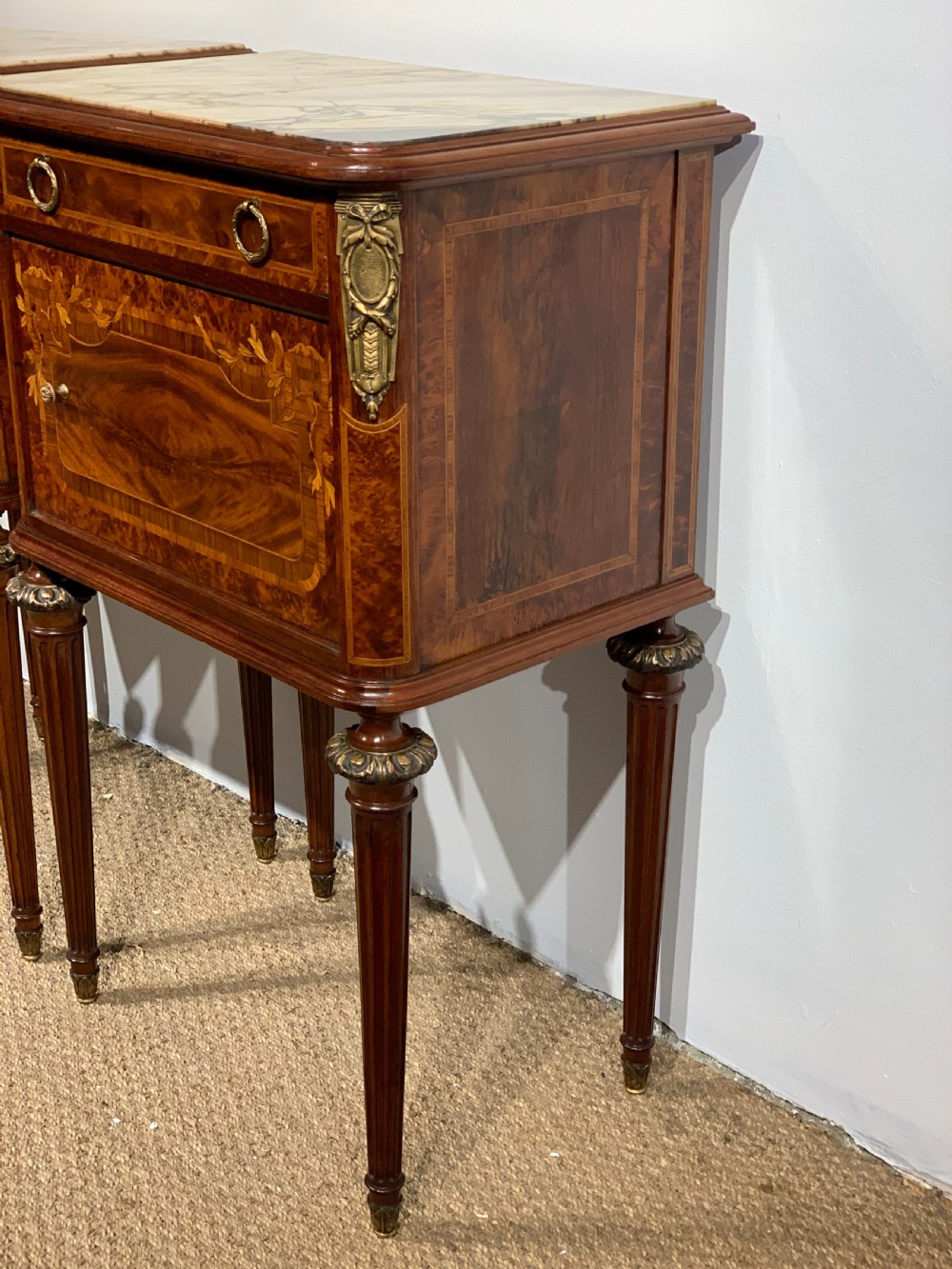 Pair of bedside tables /  Lamp Tables    View IV
