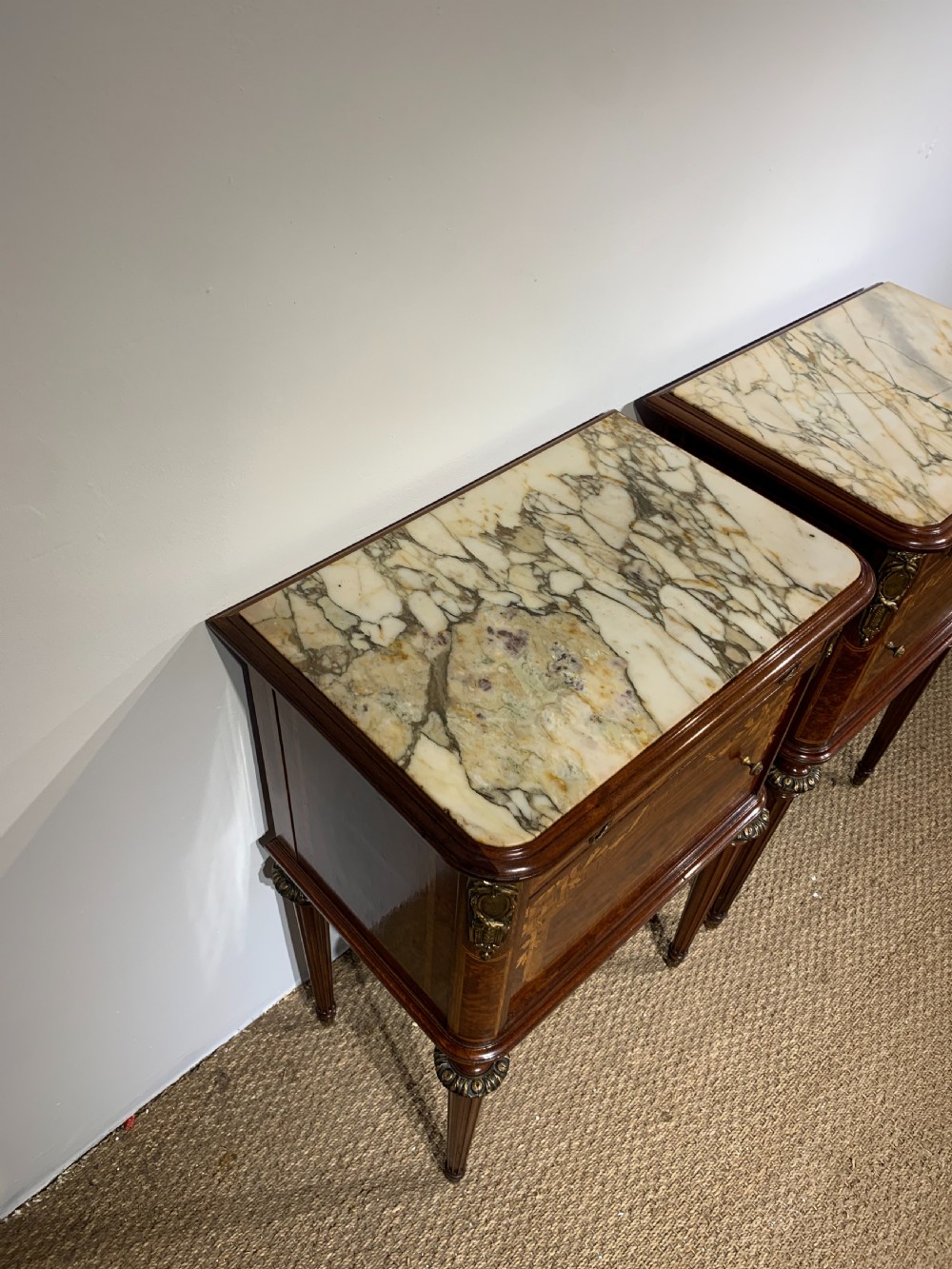 Pair of bedside tables /  Lamp Tables    View VII
