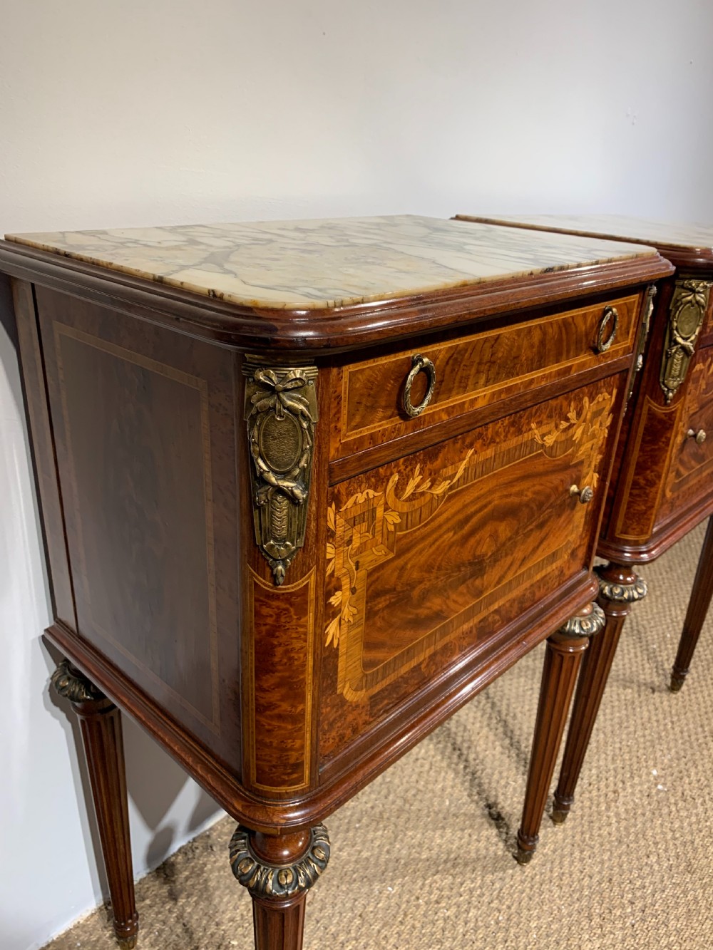 Pair of bedside tables /  Lamp Tables    View VIII