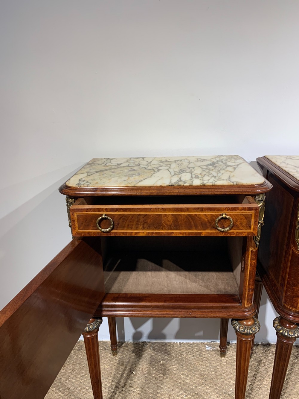 Pair of bedside tables /  Lamp Tables    View IX