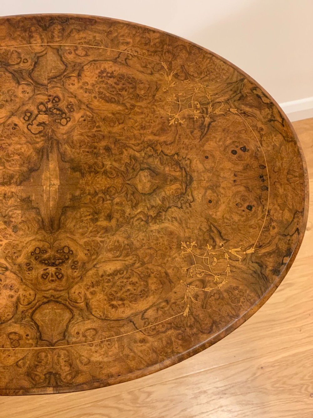 Victorian Walnut tripod table   View III