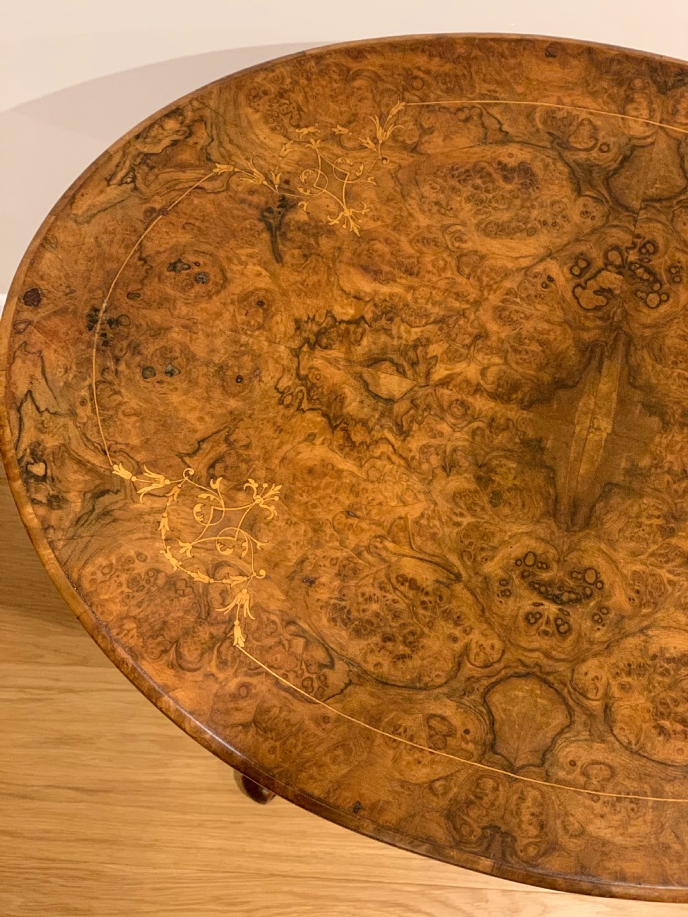 Victorian Walnut tripod table   View IV