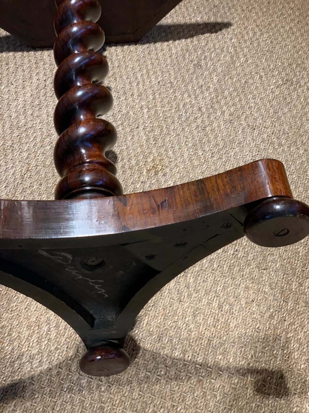 Victorian Chess table  View VII