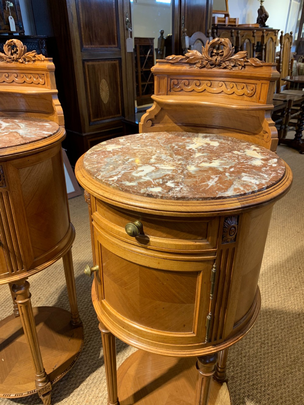 Pair of bedside cabinets  View II