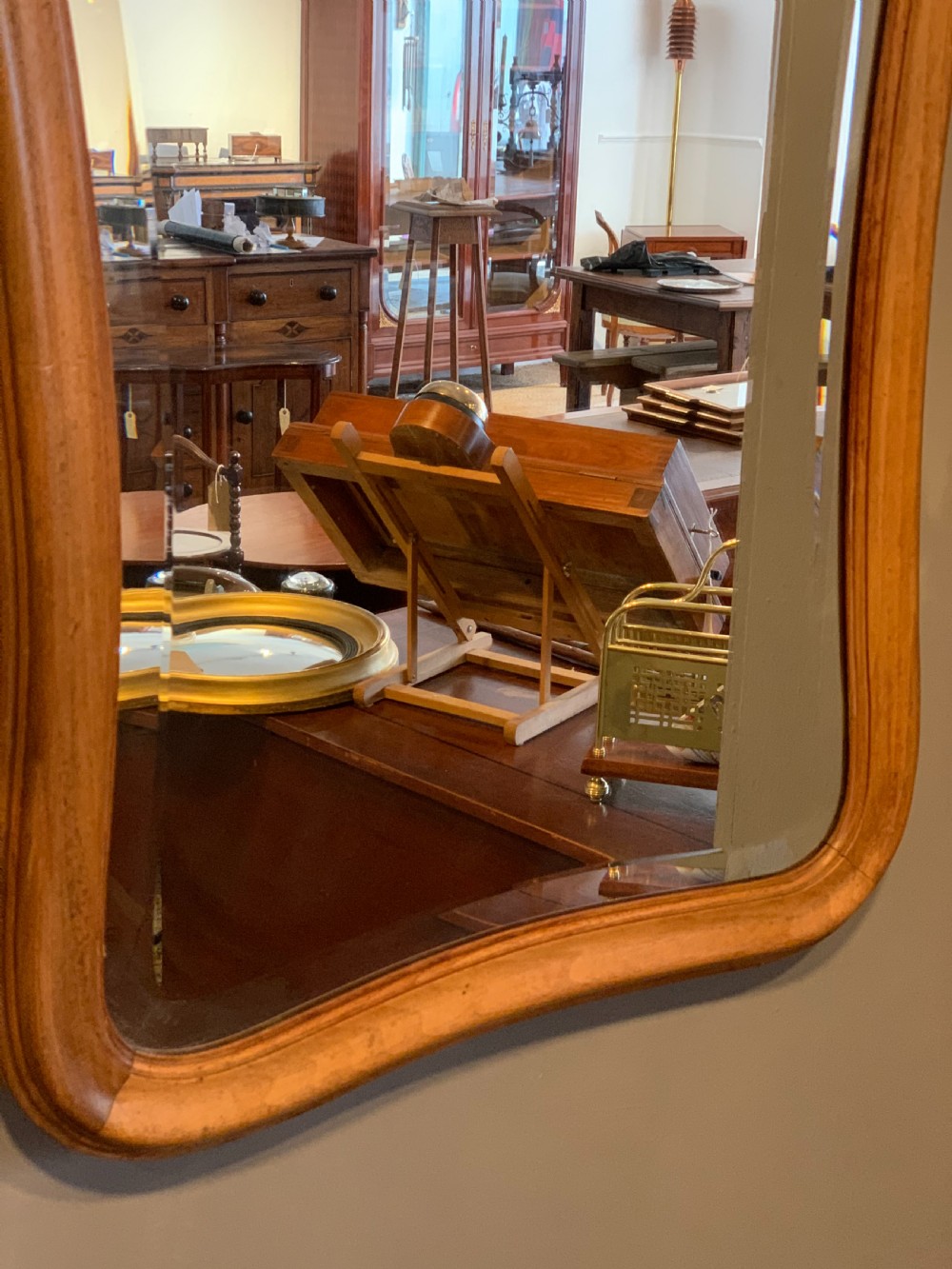 Louis XV walnut wall mirror  View III