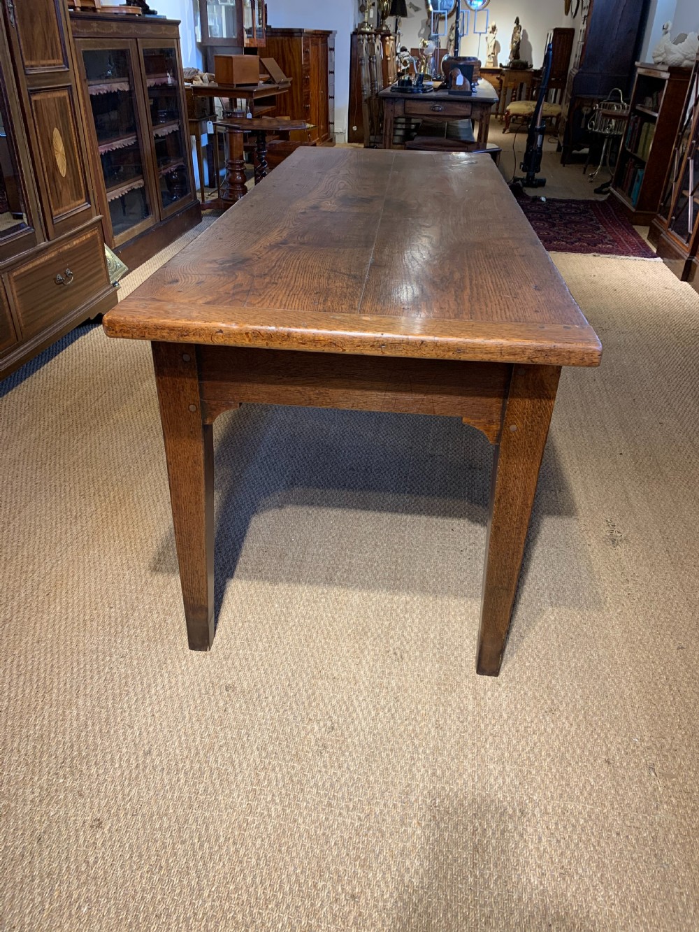 Chestnut Farmhouse table   View II