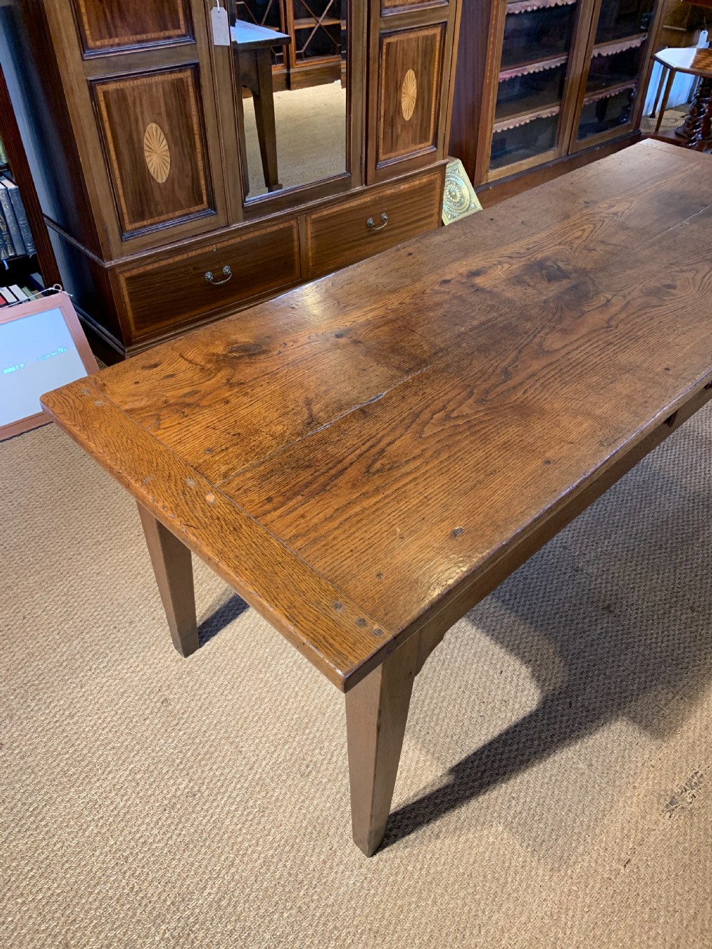 Chestnut Farmhouse table   View III