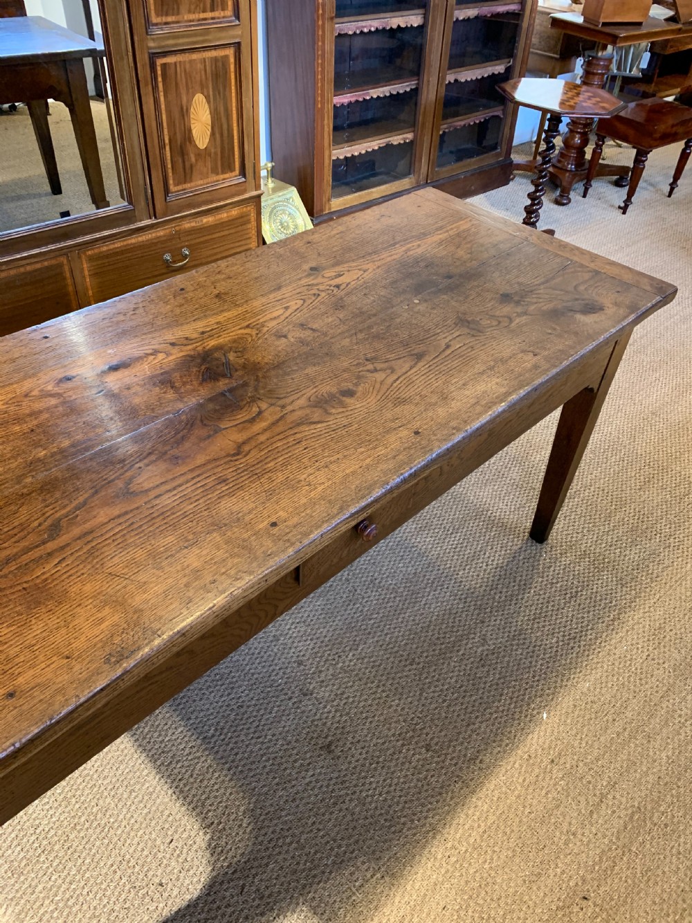 Chestnut Farmhouse table   View IV