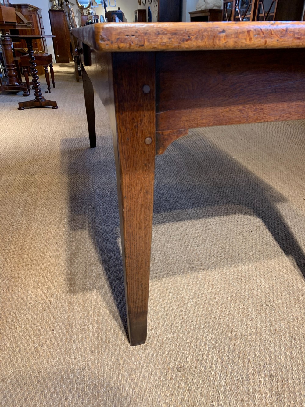 Chestnut Farmhouse table   View VIII