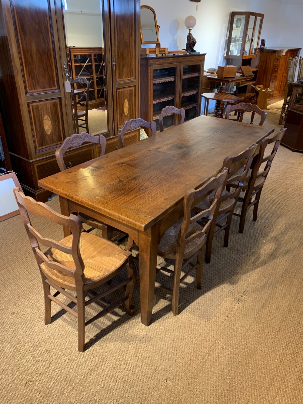 Chestnut Farmhouse table   View IX