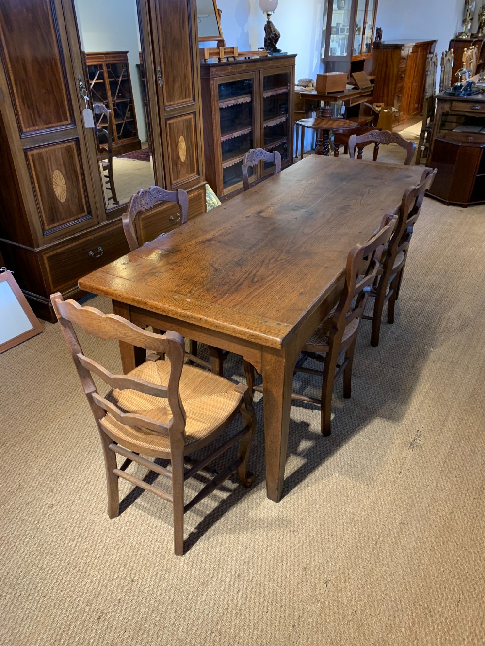 Chestnut Farmhouse table   View XI
