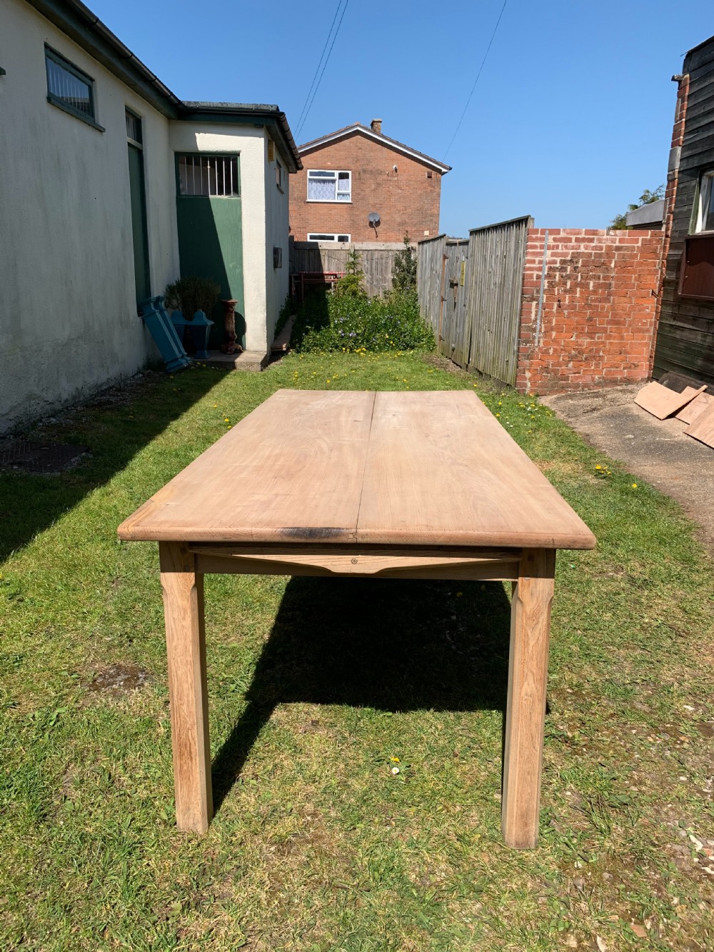 Elm farmhouse table 2m  View II