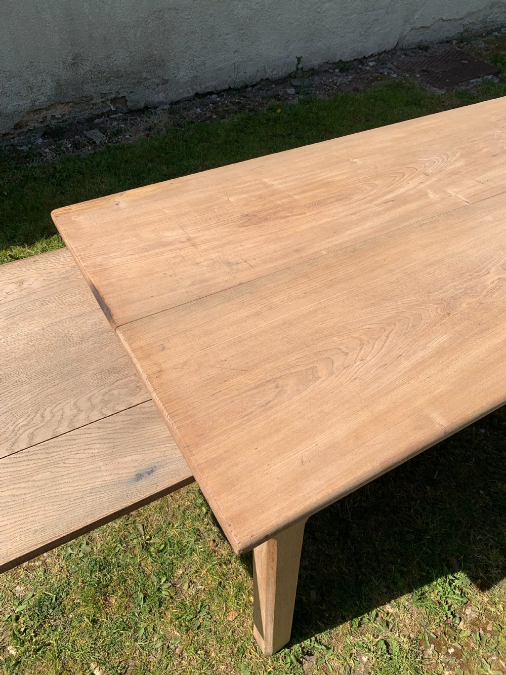 Elm farmhouse table 2m  View IV