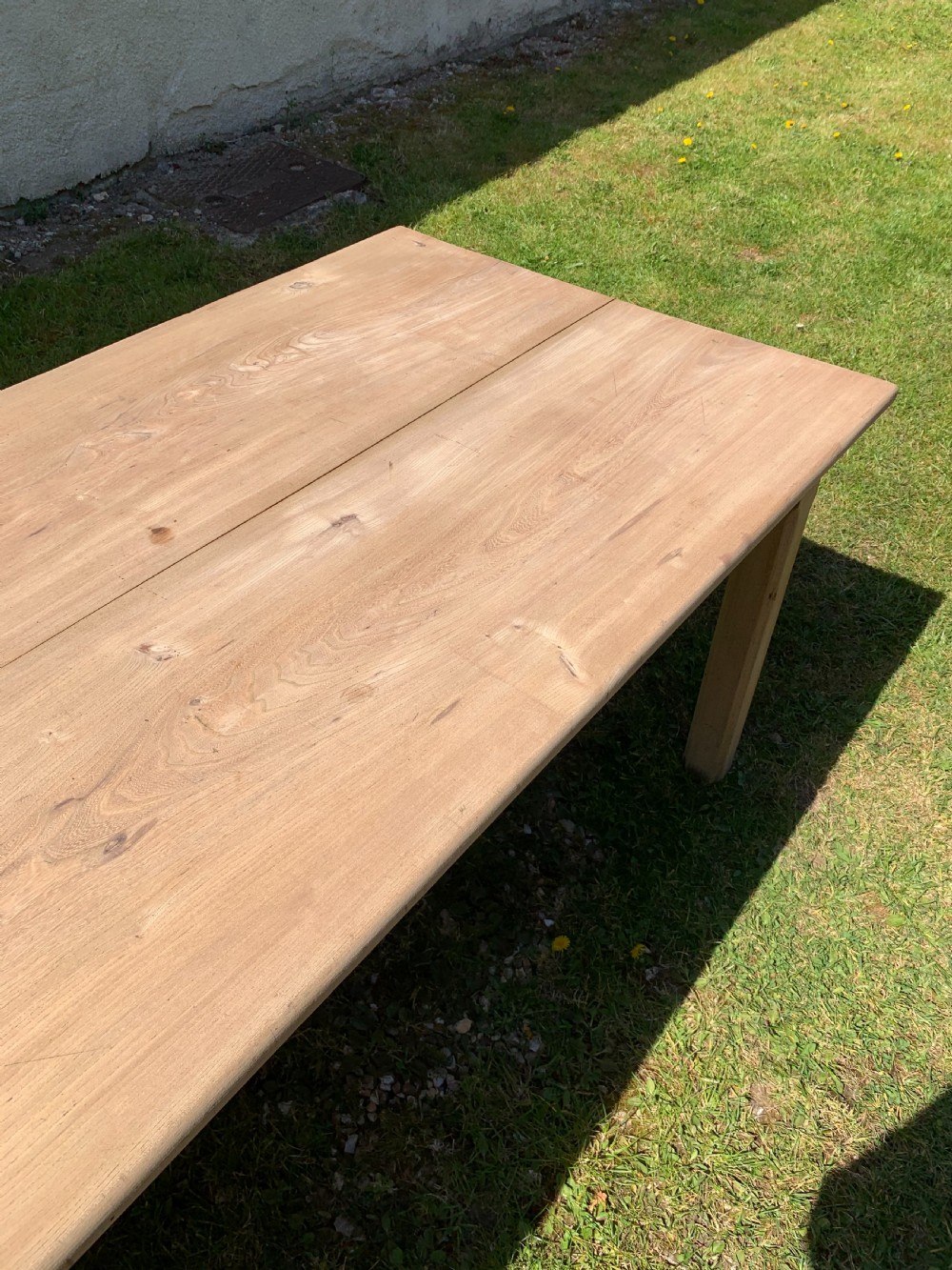 Elm farmhouse table 2m  View VI