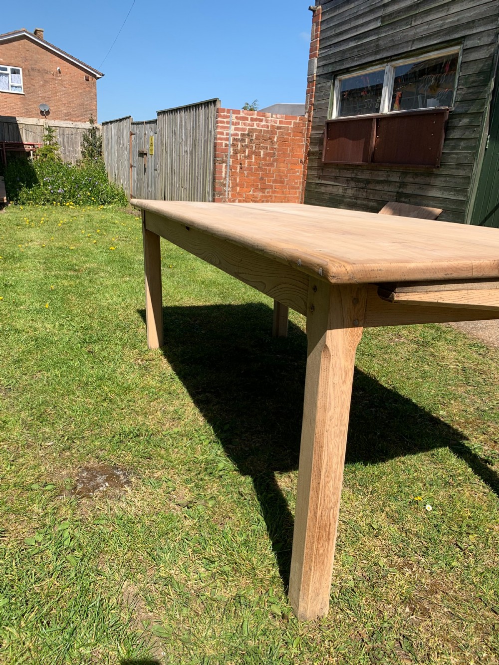 Elm farmhouse table 2m  View X