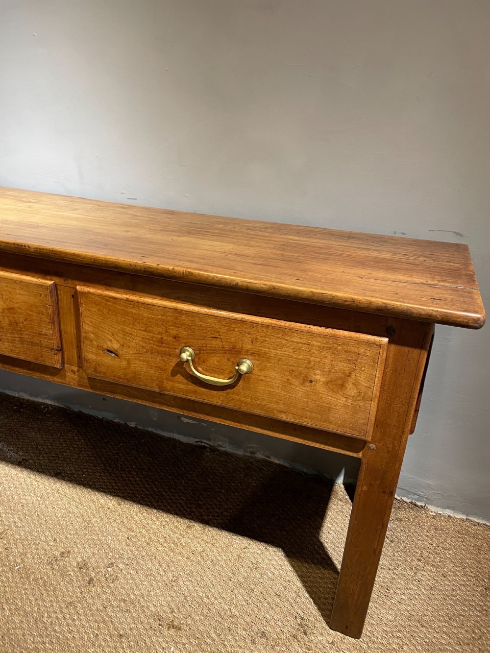 Cherry wood dresser base / server  View II
