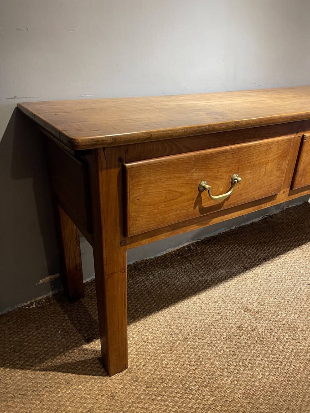 Cherry wood dresser base / server  View IV