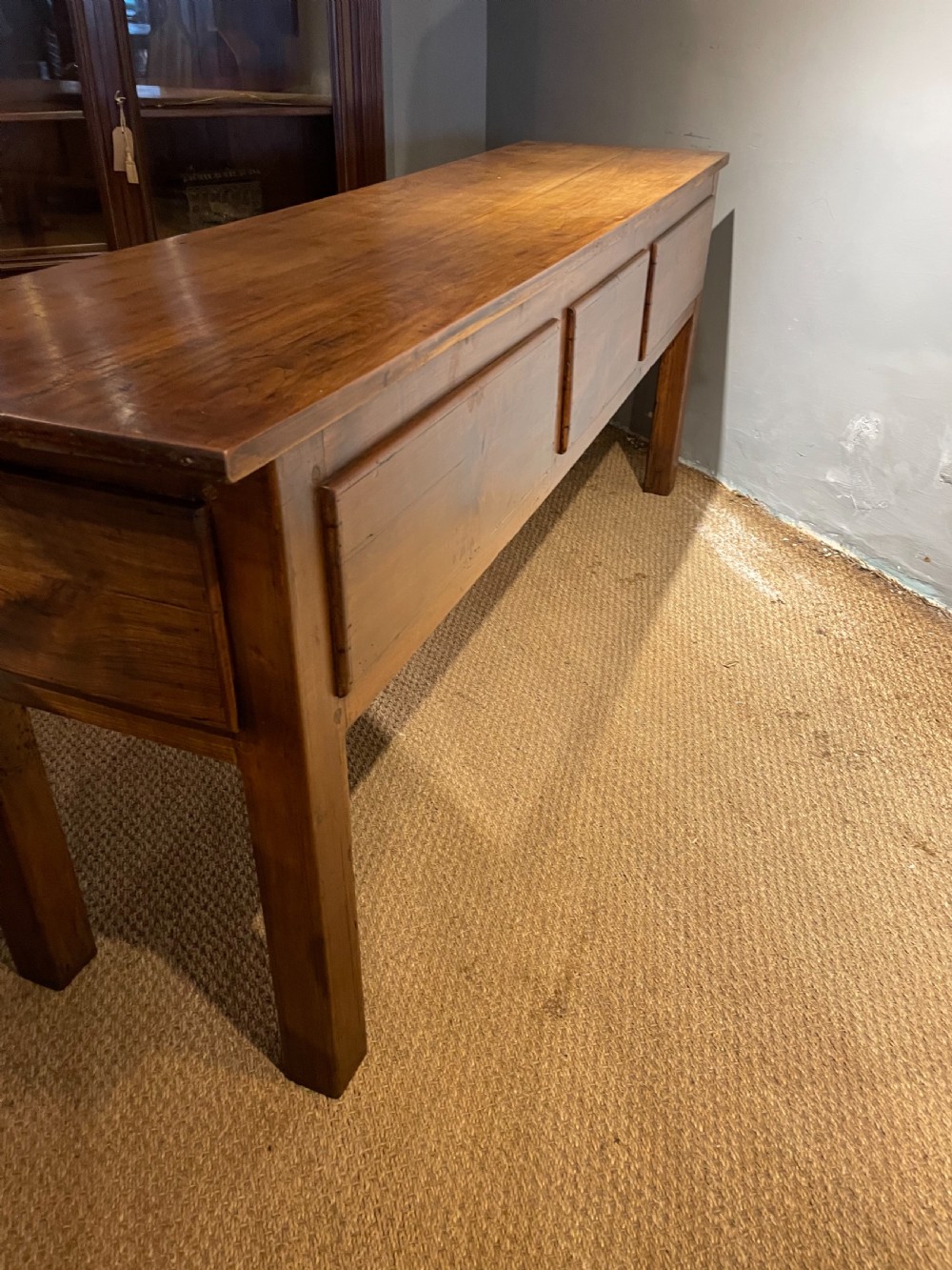 Cherry wood dresser base / server  View VII