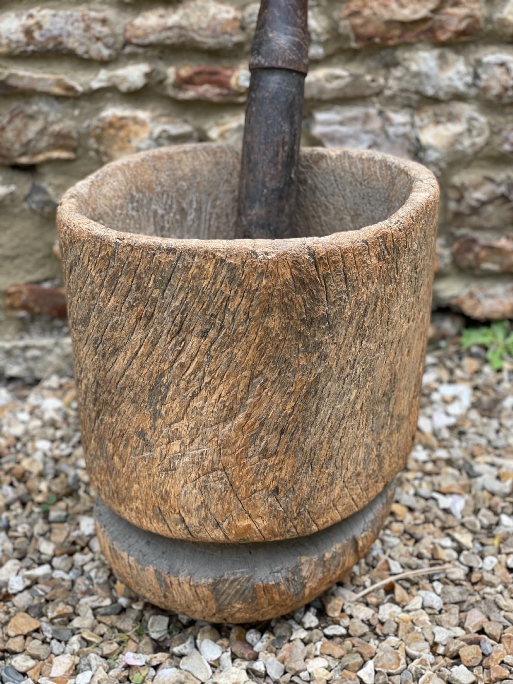 African pestle and mortar  View II