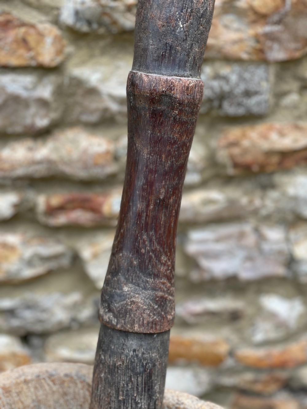 African pestle and mortar  View VI