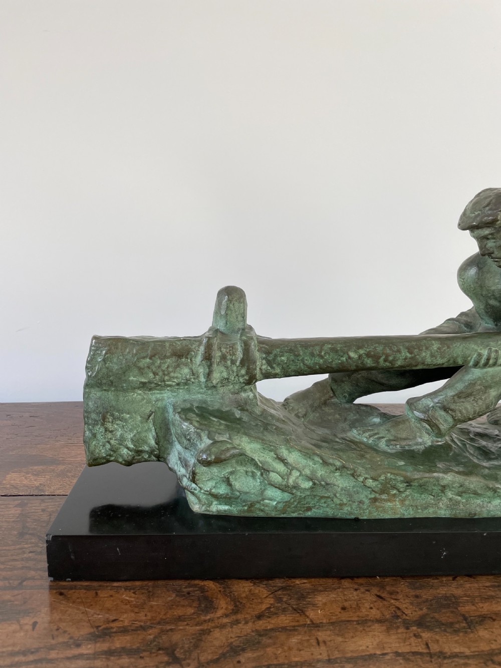 Large Art Deco bronze by Alexander Kelety  View II