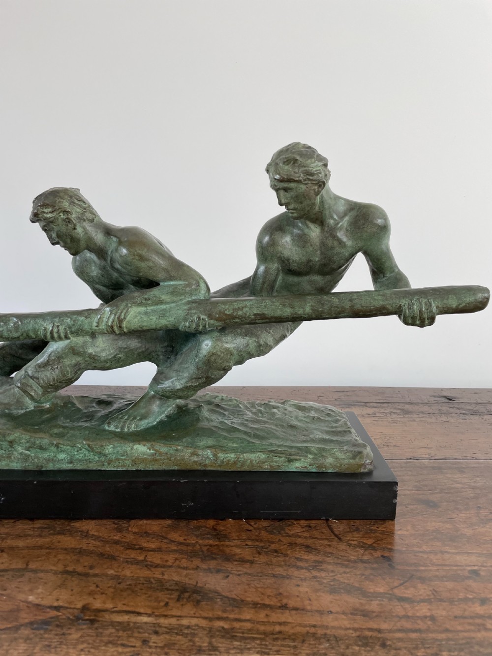 Large Art Deco bronze by Alexander Kelety  View III