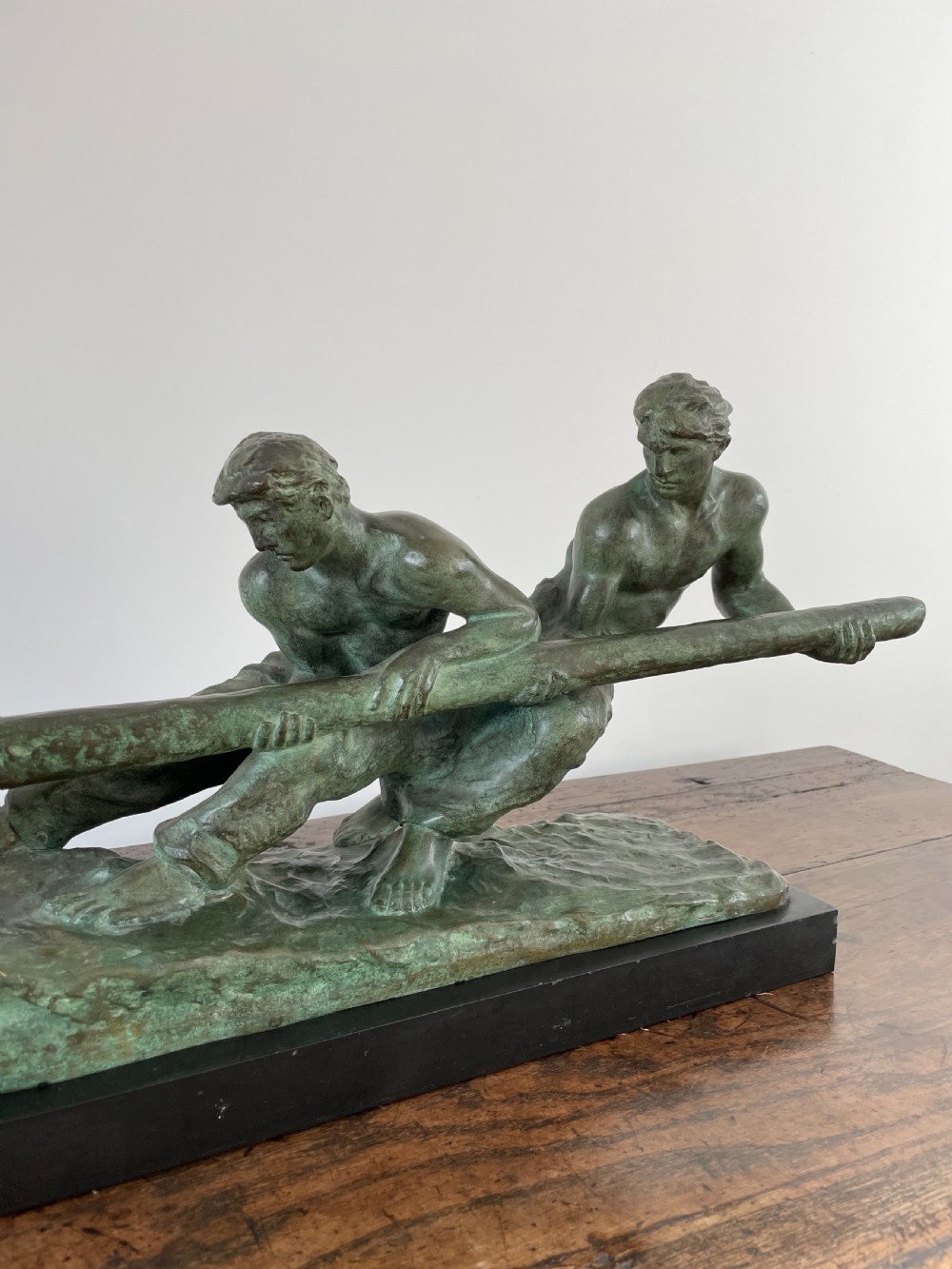 Large Art Deco bronze by Alexander Kelety  View IV