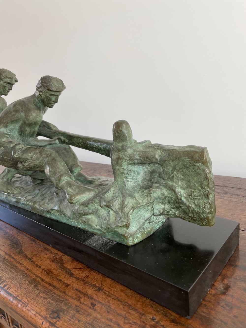 Large Art Deco bronze by Alexander Kelety  View VII