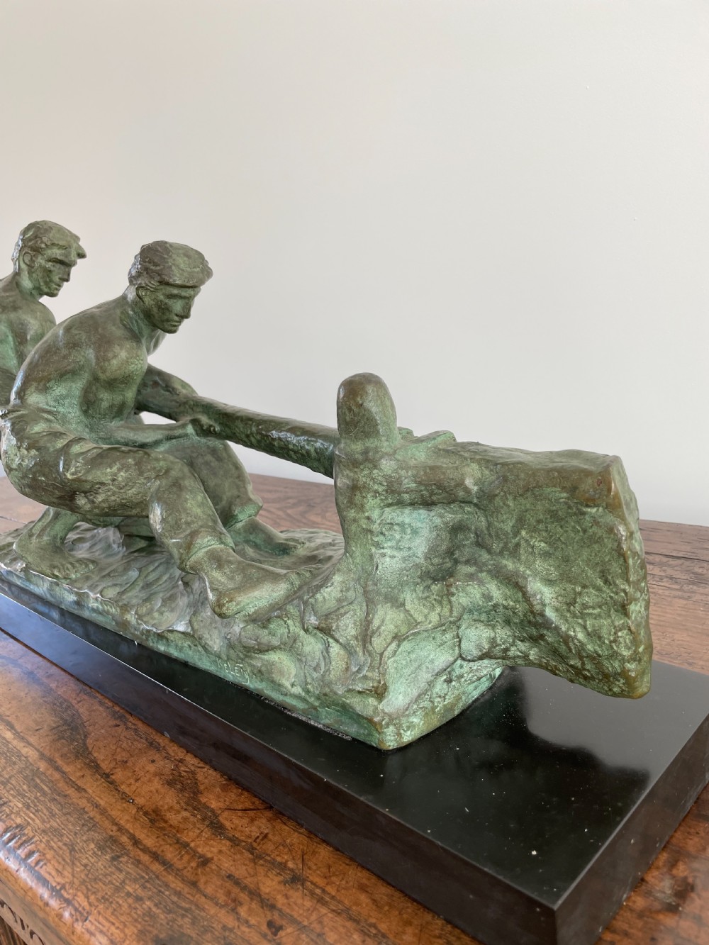 Large Art Deco bronze by Alexander Kelety  View VIII