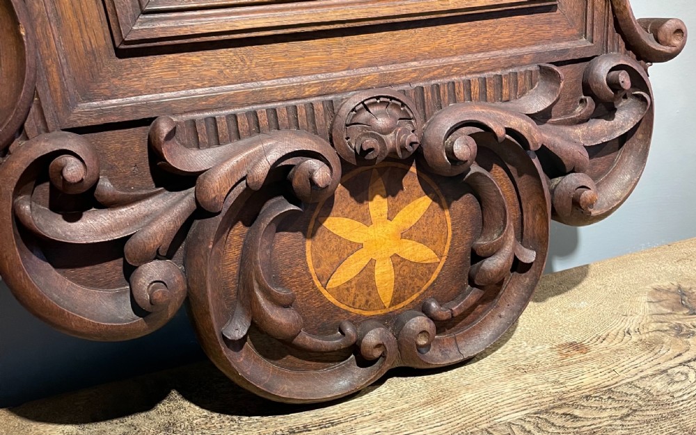 Carved oak mirror  View IV