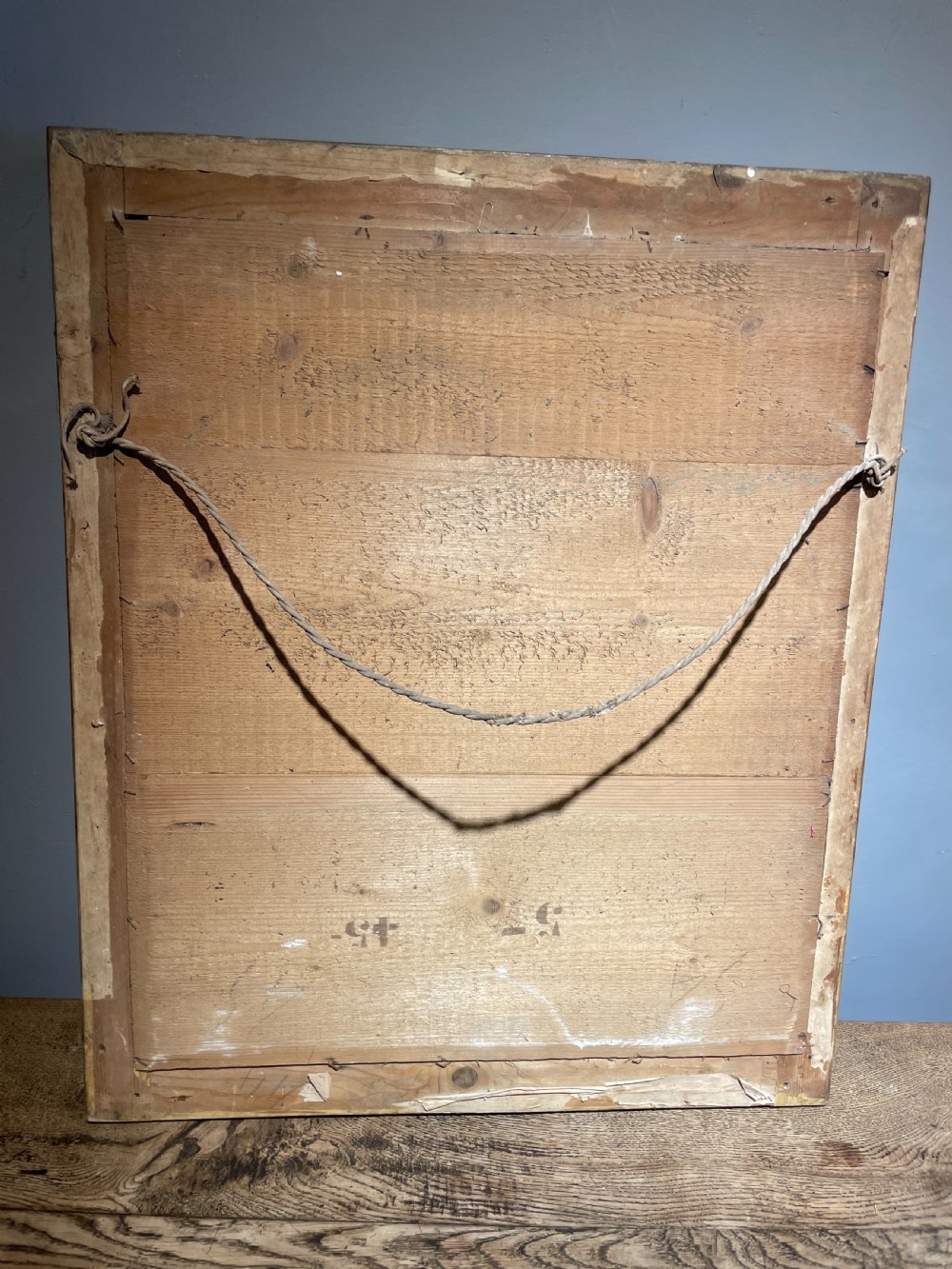 Small antique gilt mirror  28X22.5  View V