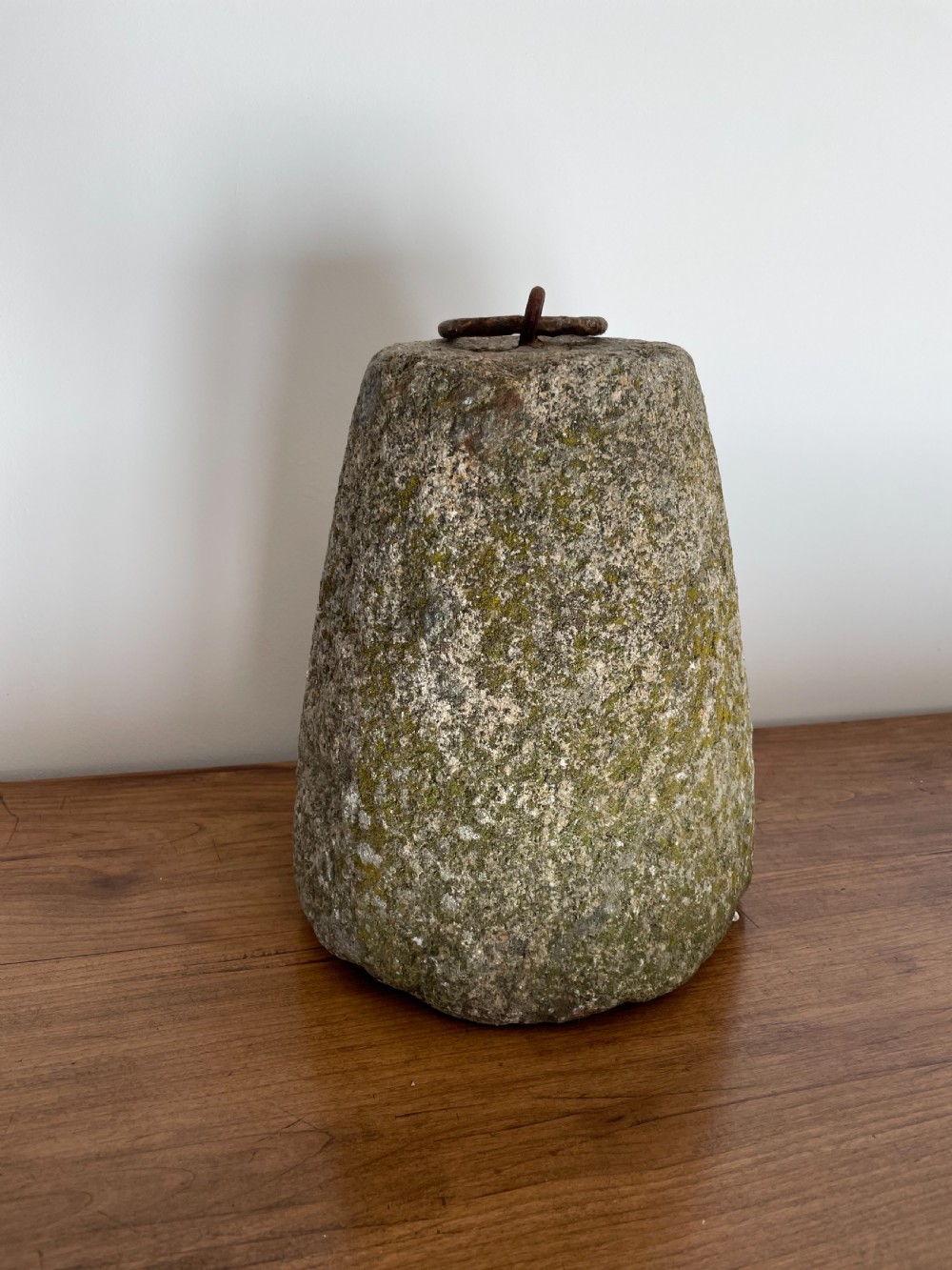 Antique granite tethering block 