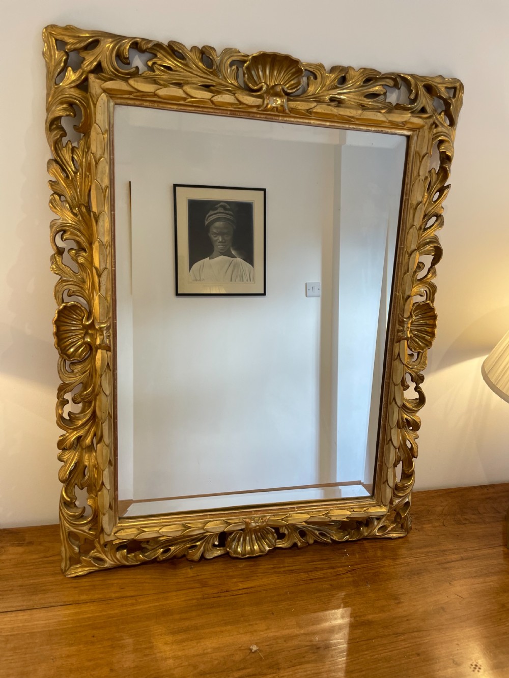 Antique gilt mirror