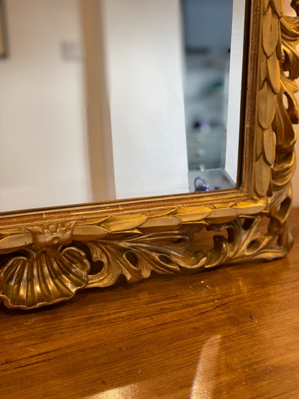Antique gilt mirror View IV