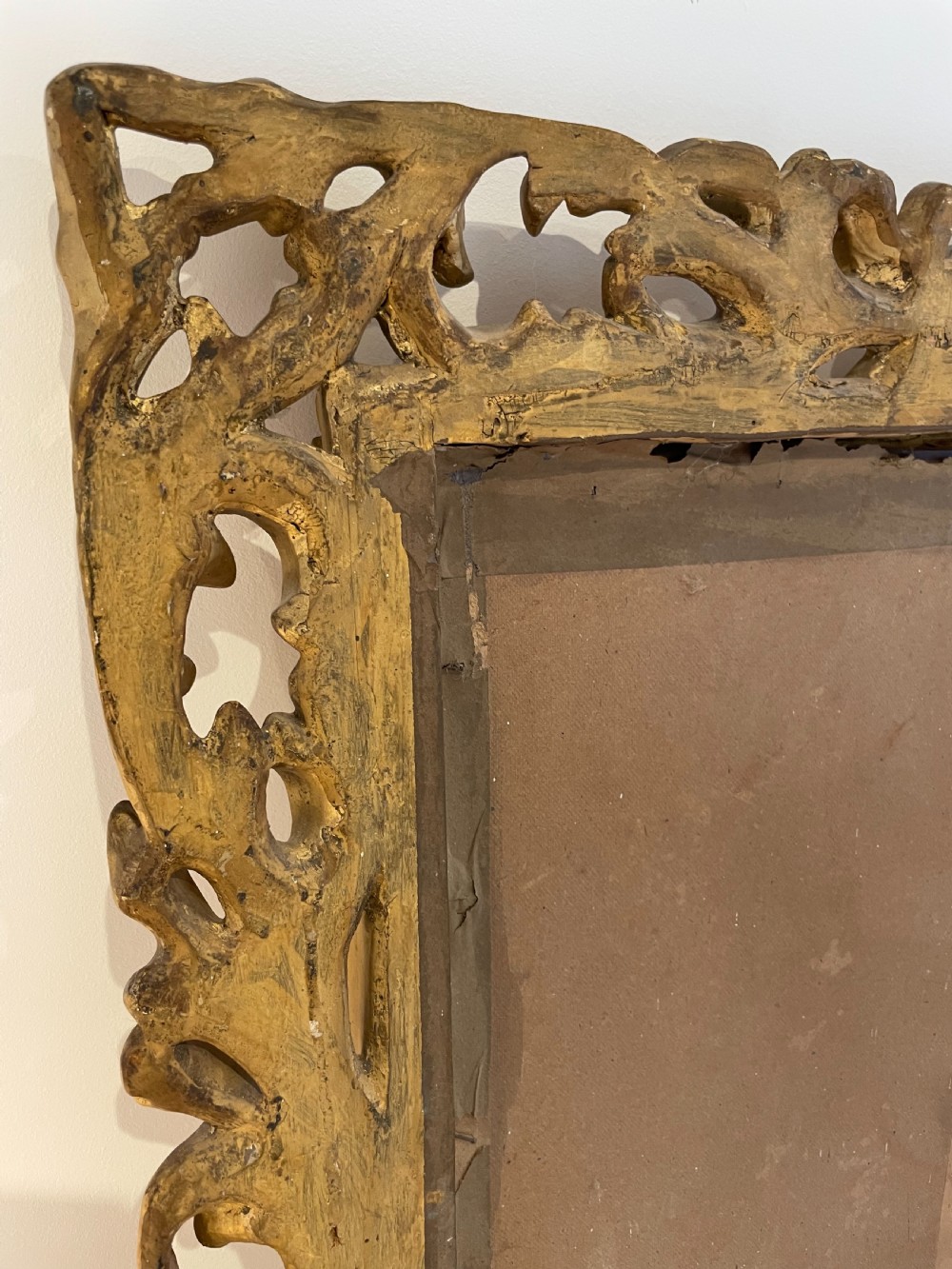 Antique gilt mirror View VII
