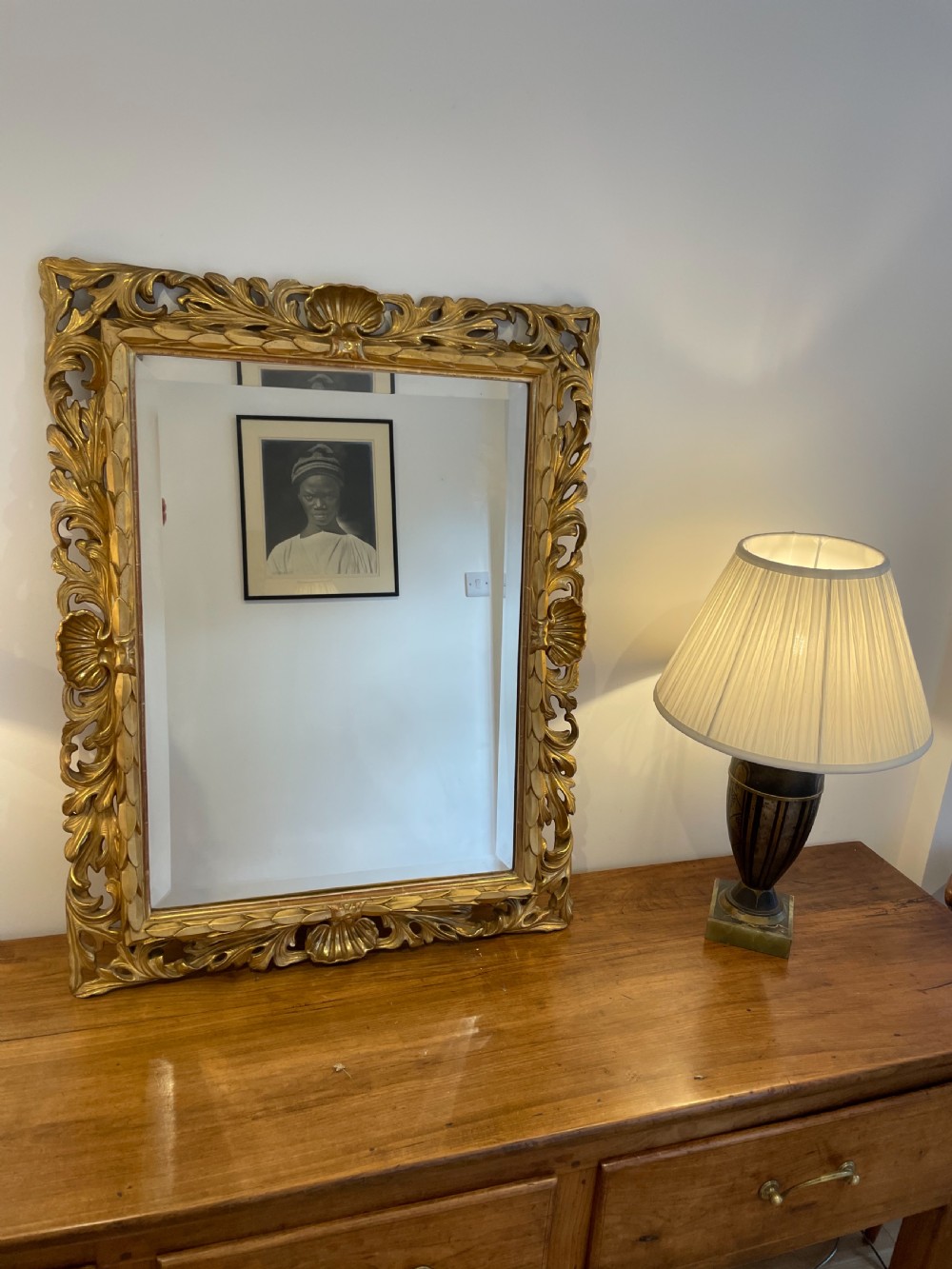 Antique gilt mirror View VIII