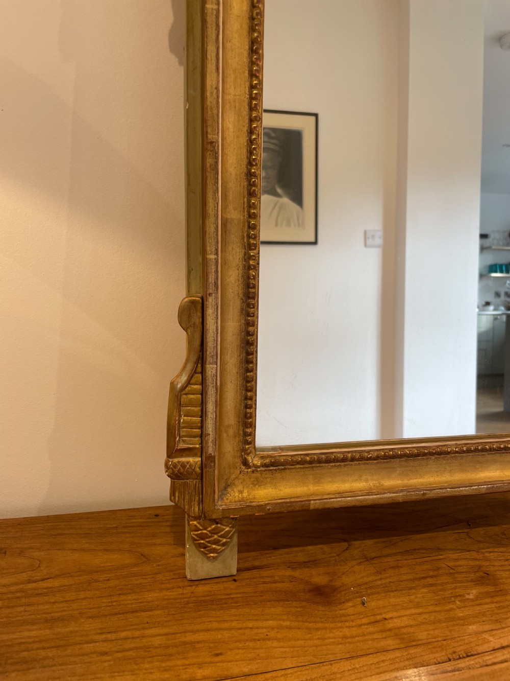 French gilded mirror View III
