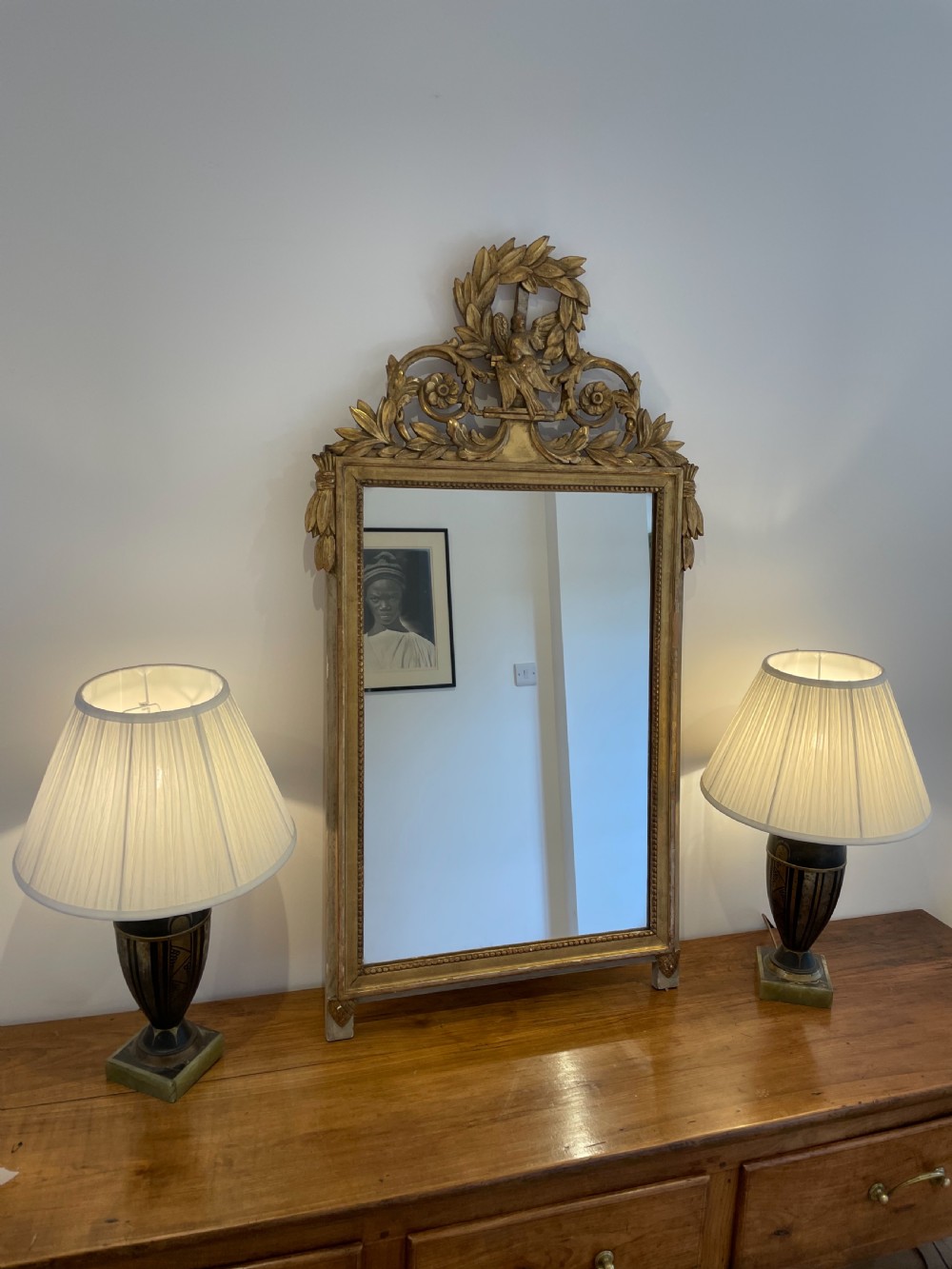 French gilt mirror View II