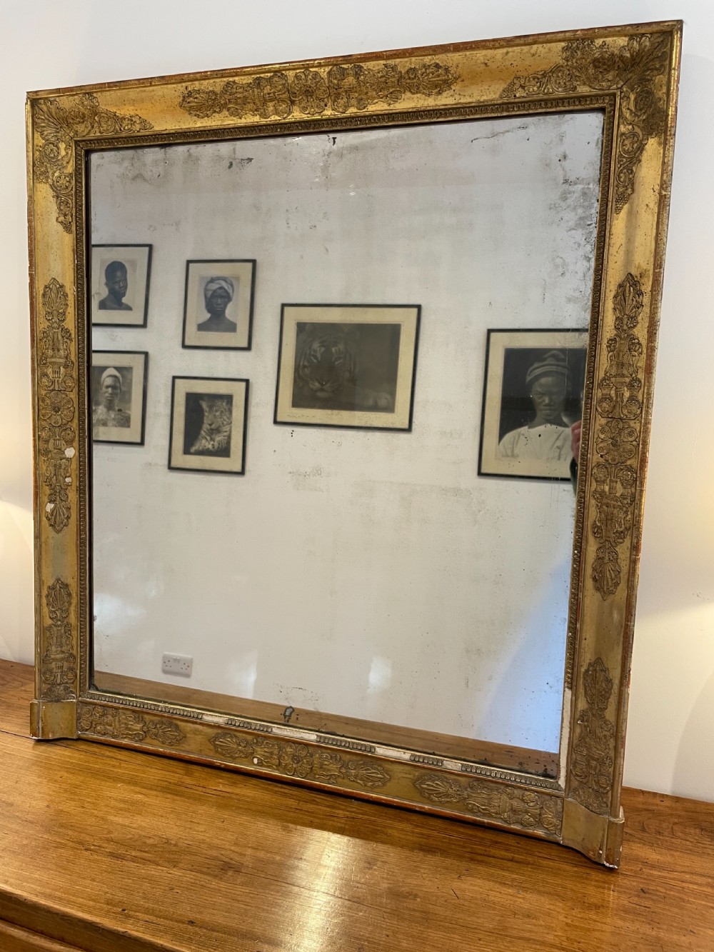 Antique gilt mirror