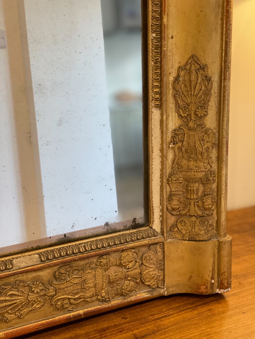 Antique gilt mirror View IV