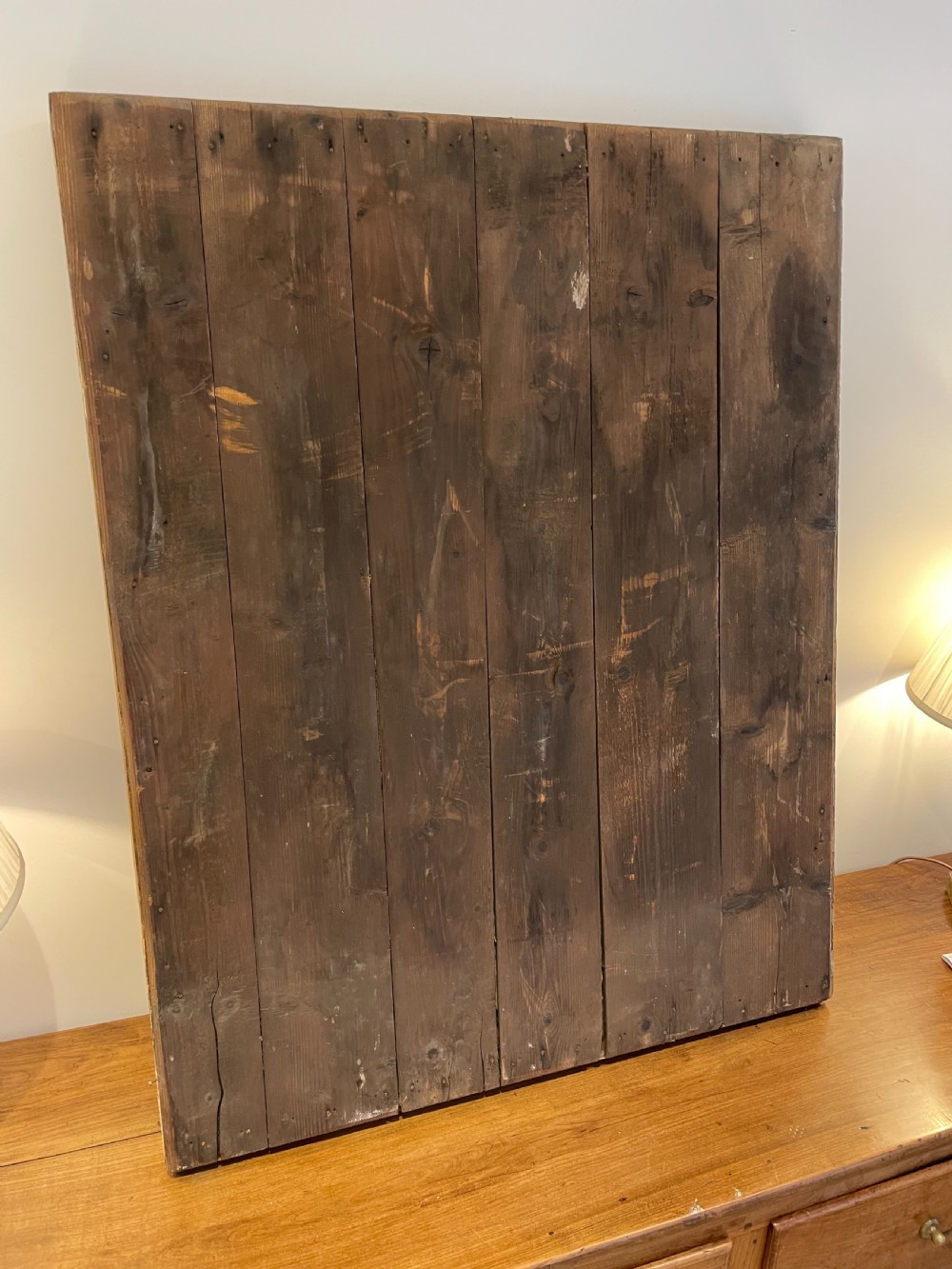 Antique gilt mirror View VI