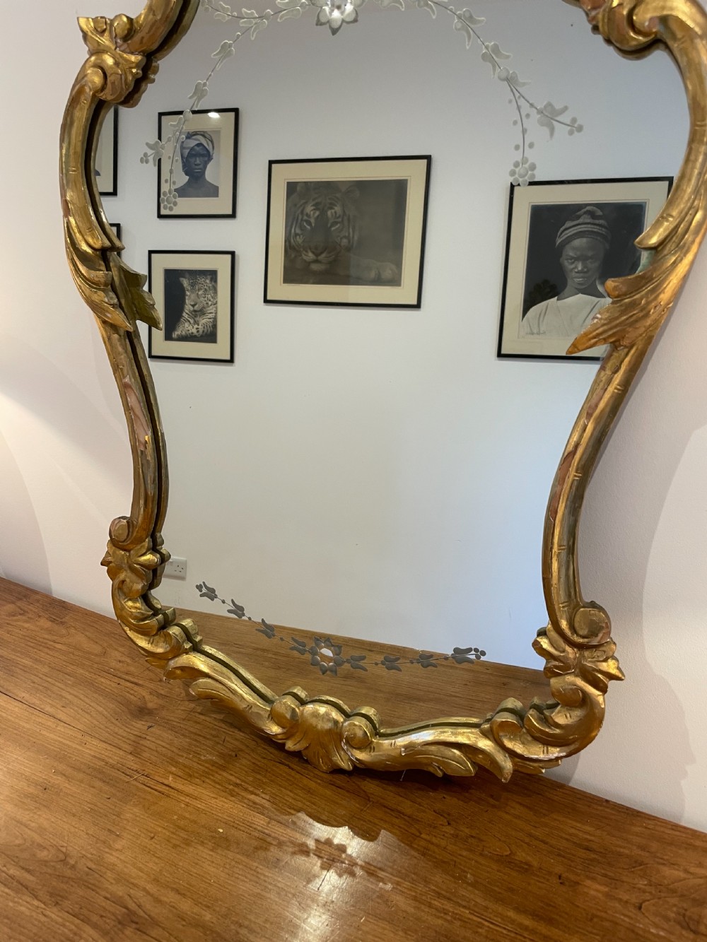 Italian gilt mirror View III