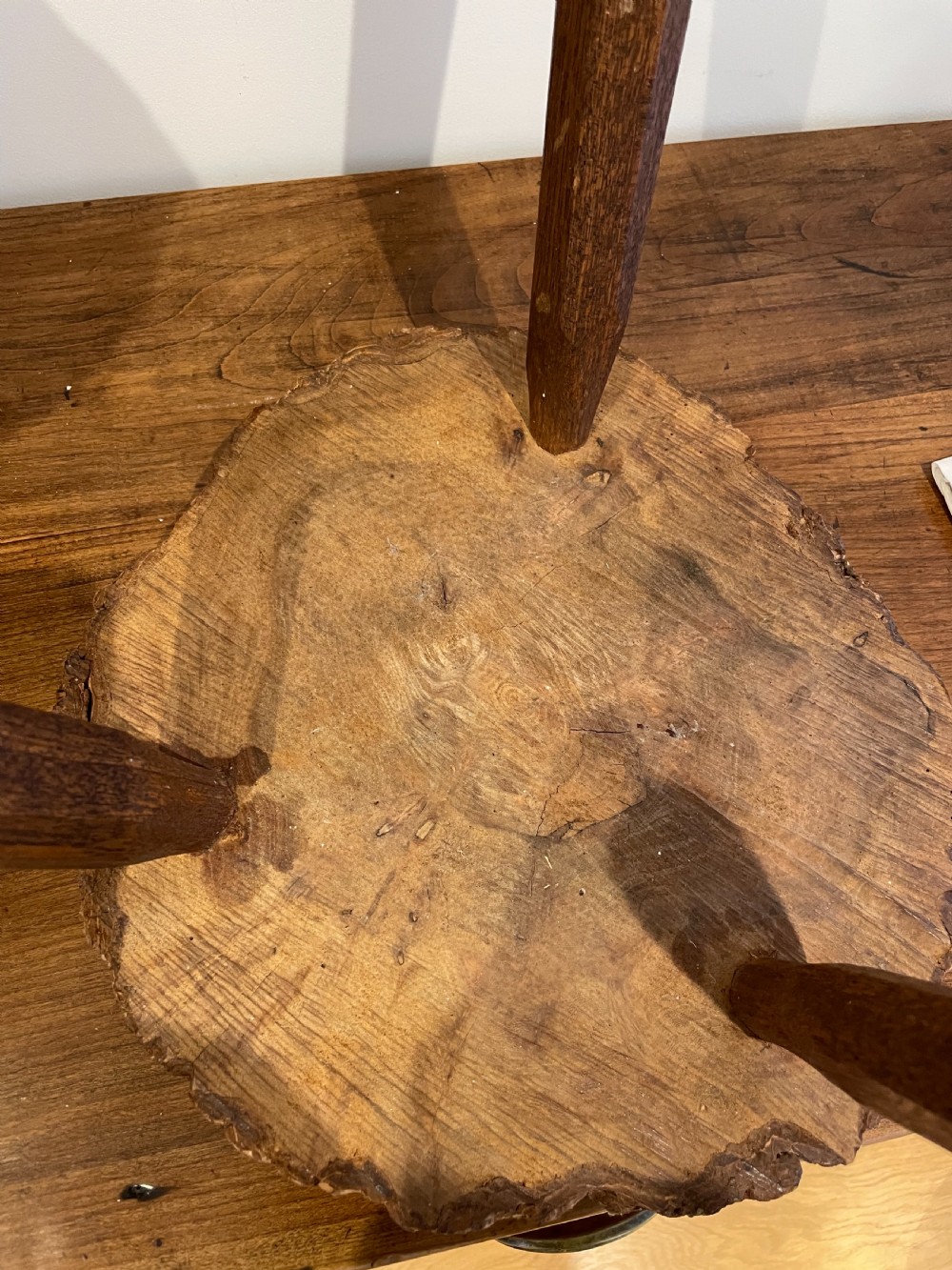 Set of 4 elm stools View VI