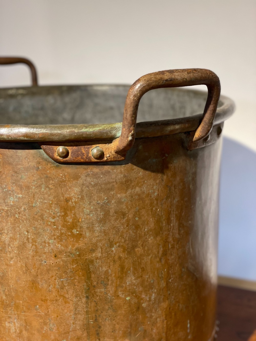 Copper log bin  View II