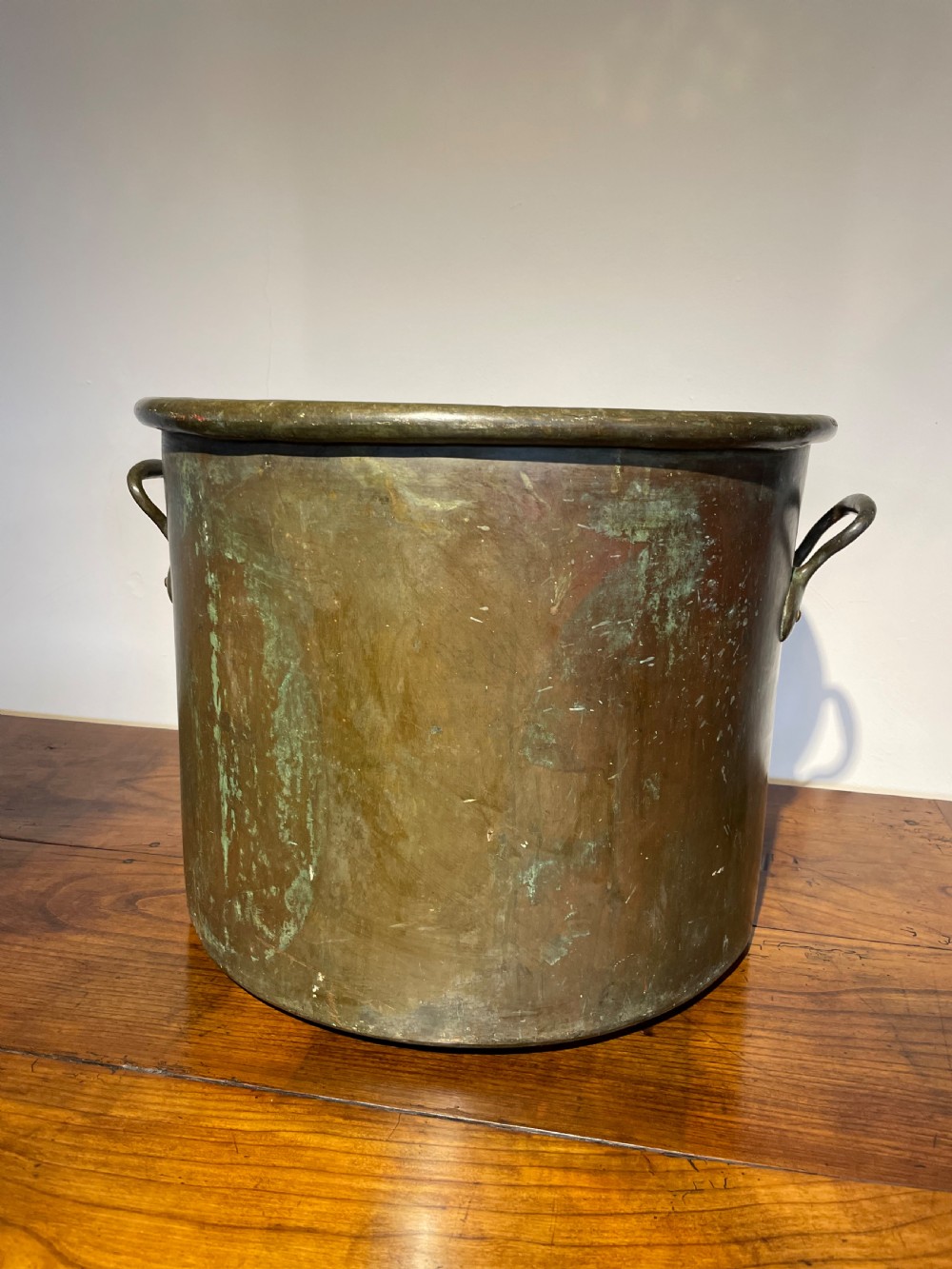 Copper log bin 
